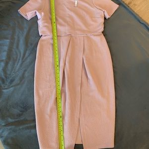 Blush Pink Wiggle Dress